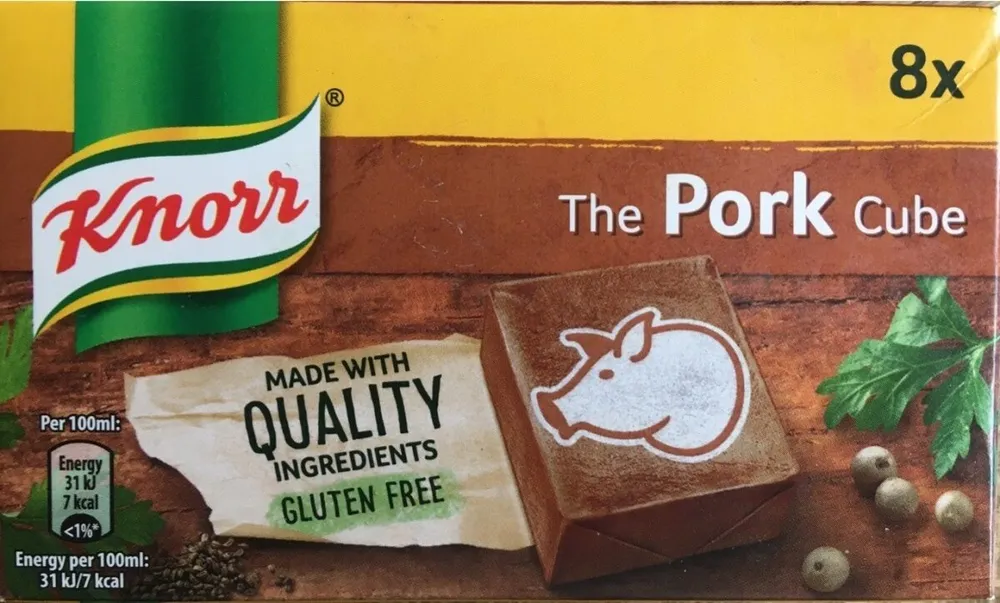 The pork cube