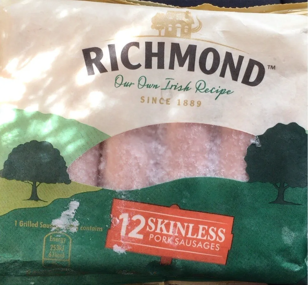 12 Skinless Pork Sausages
