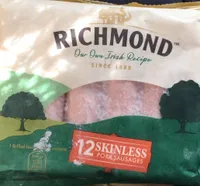 12 Skinless Pork Sausages