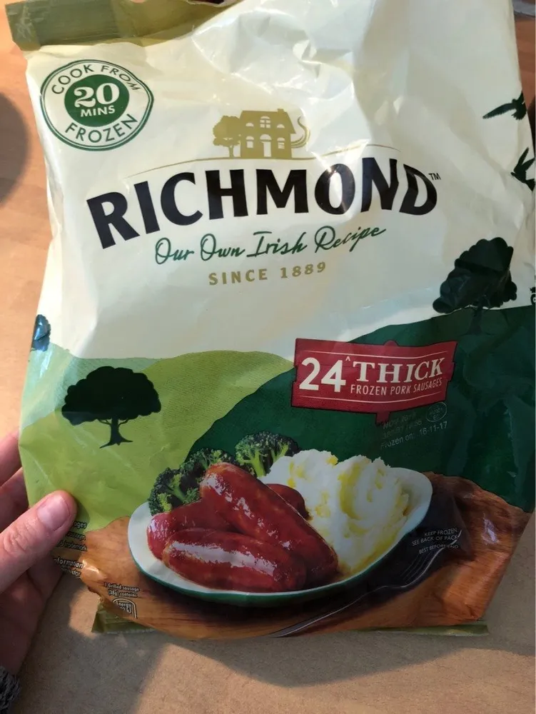 English thick sausage