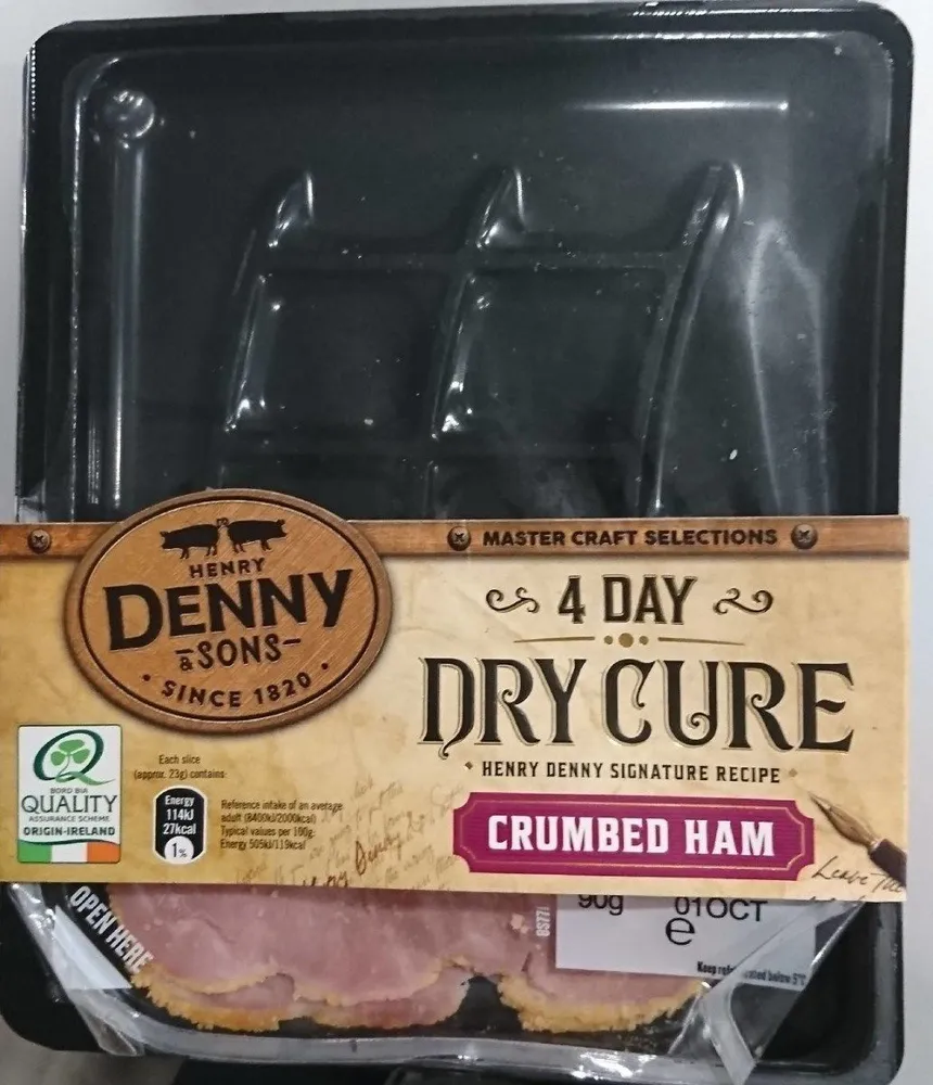 4 day dry cure crumbed ham