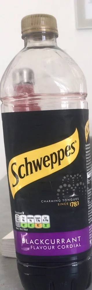 Blackcurrant cordial