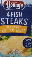 Youngs 4 Fish steaks in a creamy butter sauce