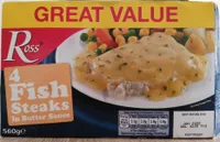GREAT VALUE filete de pescado en salsa de mantequilla