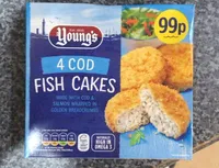 4 cod fish cakes