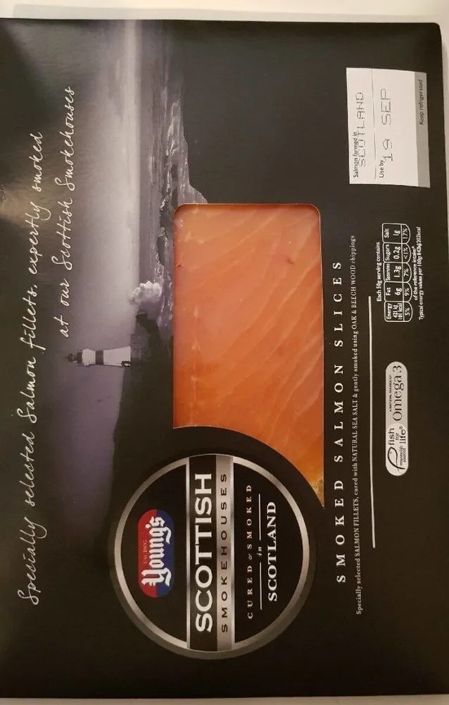 Smoked Salomon slices