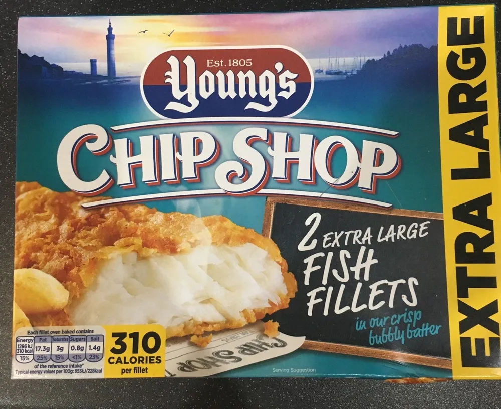 Chip ship fish fillets