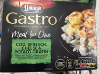 Cod, Spinach, Cheese & Potato Gratin