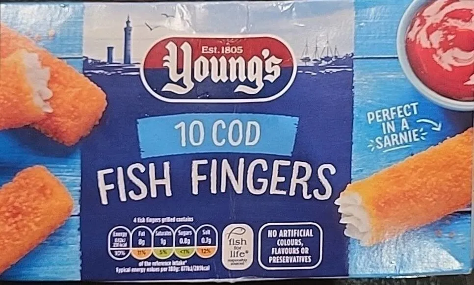 Cod fish fingers