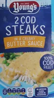 Young's Cod Steak in a butter sauce