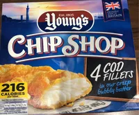 Youngs Chip Shop Cod 4pk