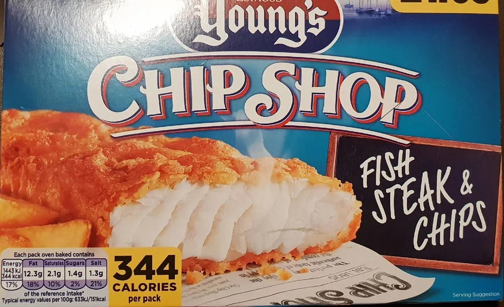 Chip Shop Fish Steak & Chips