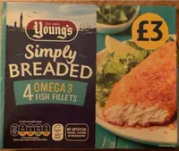 Breaded fish fillets