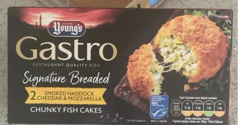 Smoked haddock chedder& mozzarella fish cakes