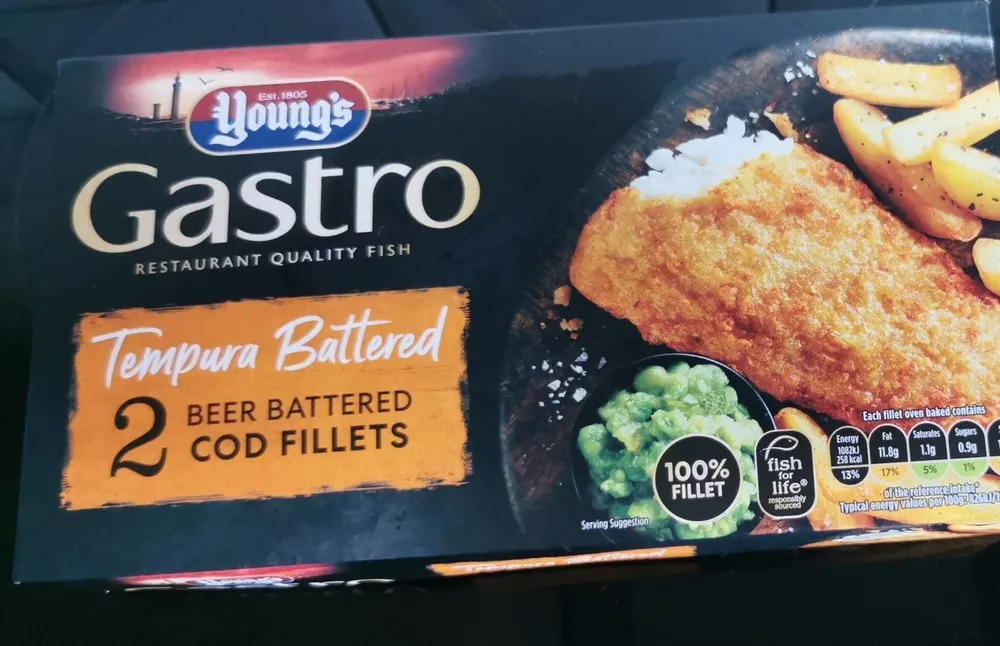 tempura battered cod fillets