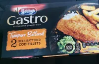 tempura battered cod fillets
