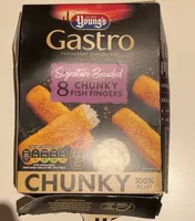 Chunky fish fingers