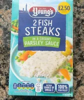 Fish Steaks in Parsley sauce