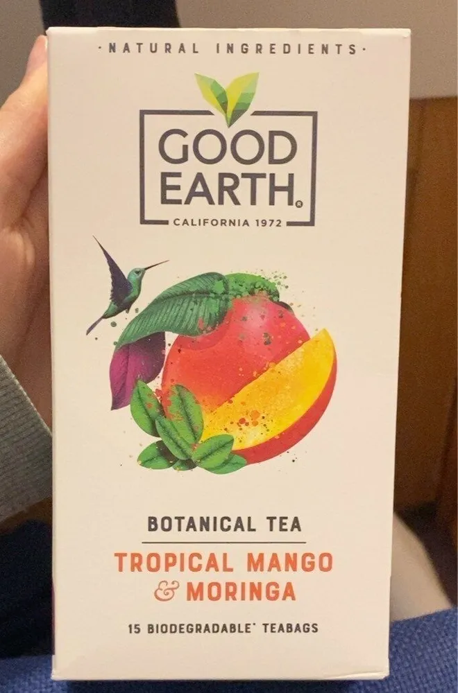 Botanical tea tropical mango and moringa