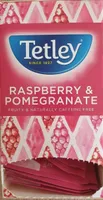 Tetley raspberry and pomegranate tea
