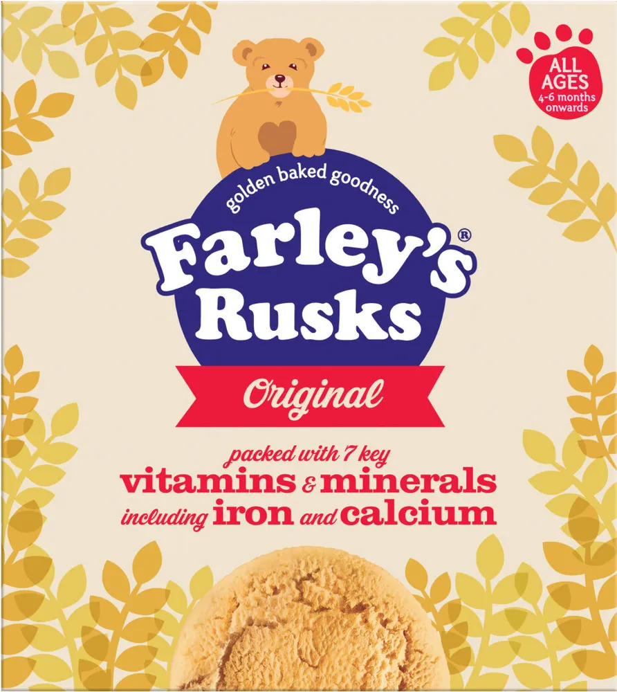 All Ages 4-6 Months Onwards  Rusks Original