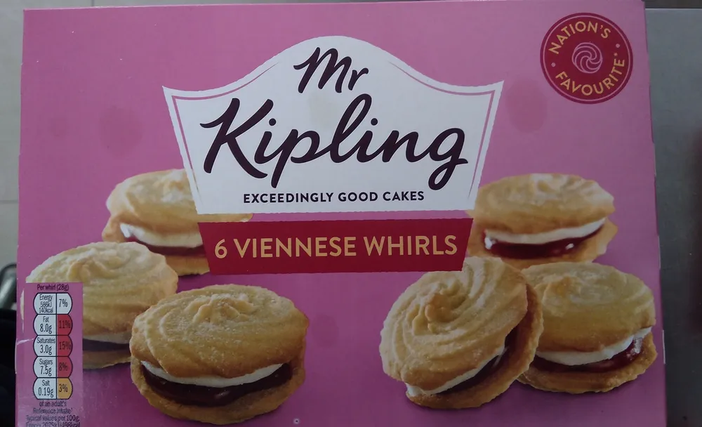 6 Viennese Whirls (Mr Kipling)