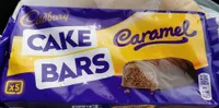 Cake bars caramel