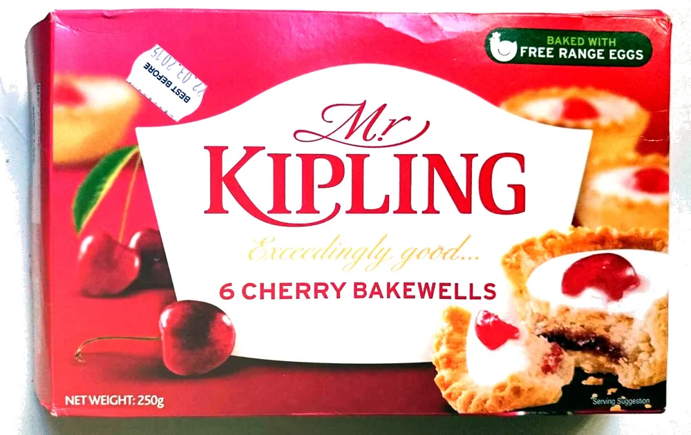 Mr Kipling 6 Cherry Bakewells