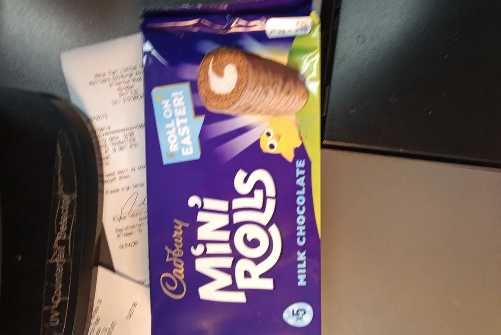 mini rolls milk chocolate