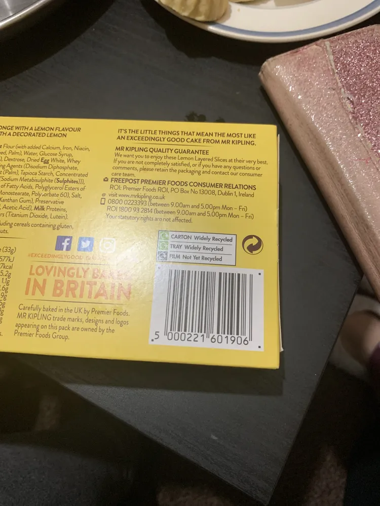 Mr Kipling Lemon Slices 6pk