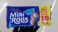Cadbury Chocolate Mini Rolls 10pk