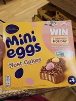 Mini eggs choc cakes