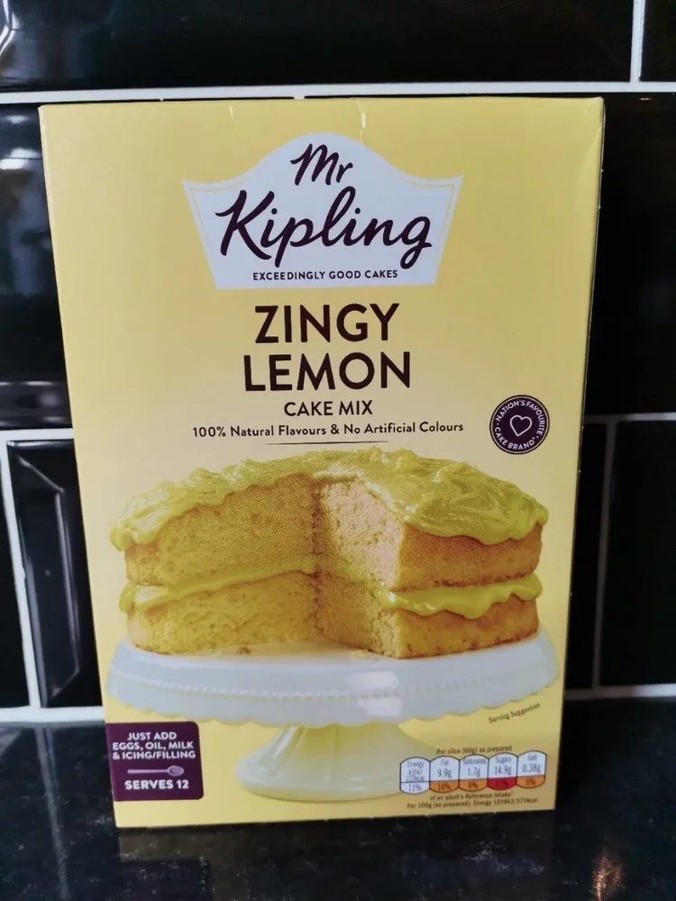 Zingy lemon cake mix