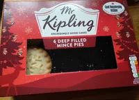 6 Deep Filled Mince Pies