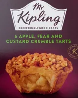 Mr killing apple pear & custard tarts