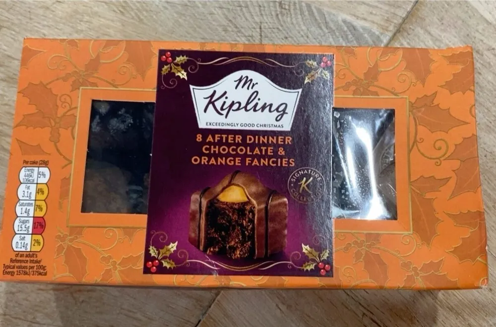 Mr Kipling After Dinner Chocolate & Orange Fancies