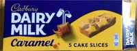Dairy milk caramel cake slices