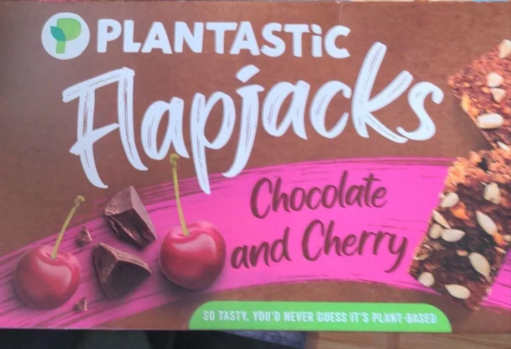 Chocolate and cherry flapjacks