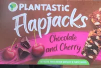Chocolate and cherry flapjacks