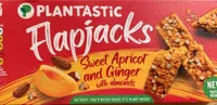 Sweet apricot and ginger flapjacks