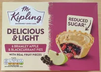 Apple and blackcurrent pies