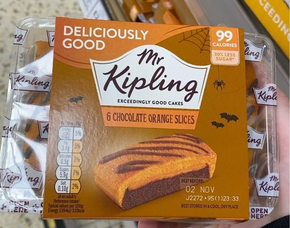 6 chocolate orange slices