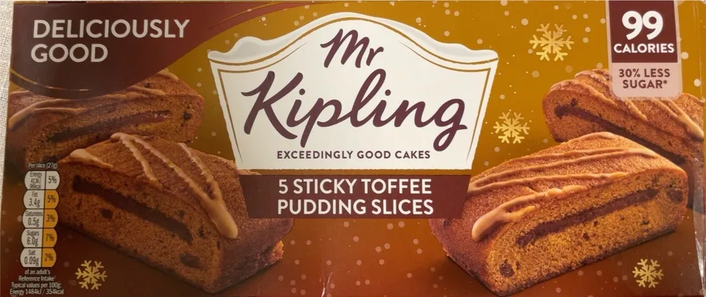 Sticky Toffee Pudding Slices