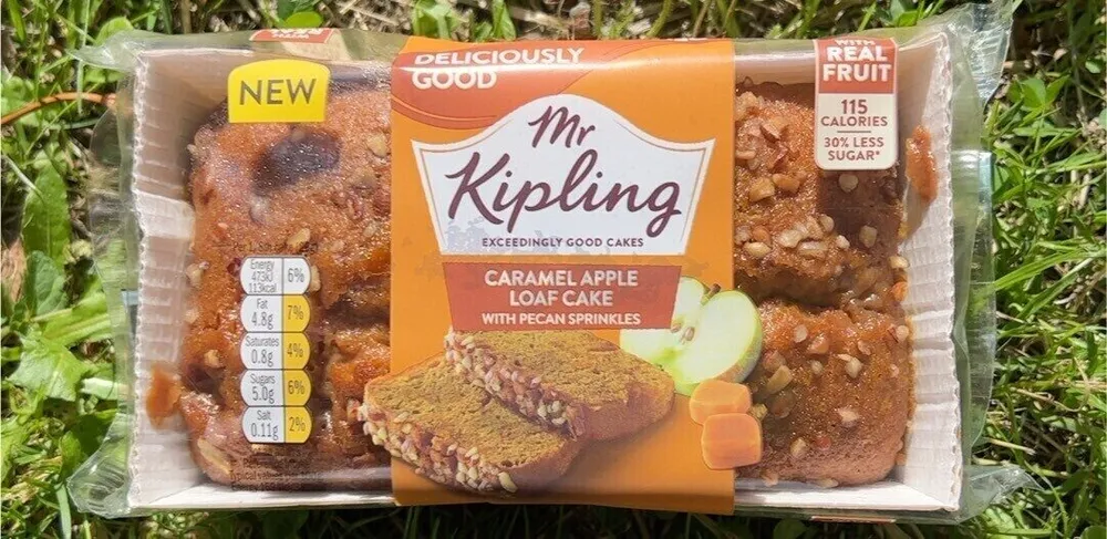 Caramel apple loaf cake