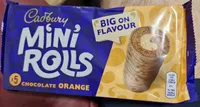 Mini rolls orange chocolate