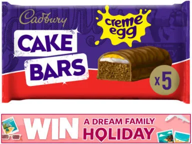 Crème Egg Cake Bars