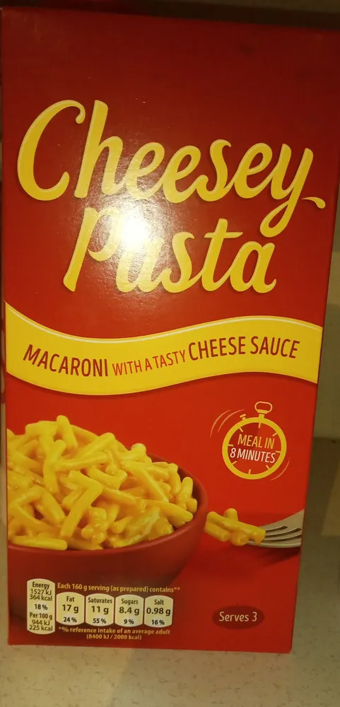 Kraft cheesey pasta dinners-dry