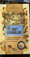 Weisse Schokolade Erdnuss & Toffee