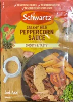 Creamy mild peppercorn sauce