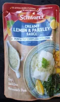 Creamy lemon and parsley sauce